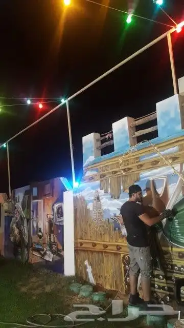 رسام ونحات ومصمم شلالات ونوافير وتصميم حدائق 17