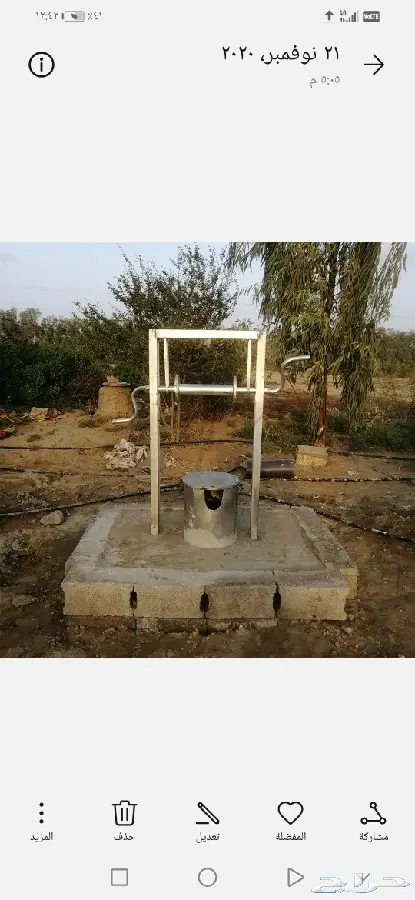 كشف مياه آبارارتوازيه باحة مخواة تهامة ناوان  9