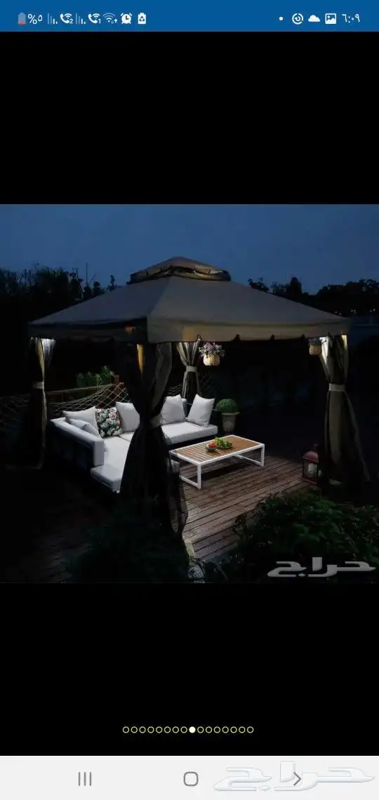 خيام خارجية تصفية الواحدة 999 مقاس 4- 3 12