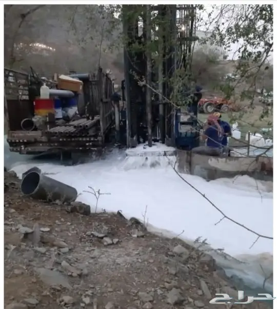 كشف مياه آبارارتوازيه باحة مخواة تهامة ناوان  15