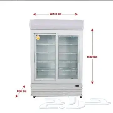 ثلاجات عرض بابين زجاج BANCOOL 6