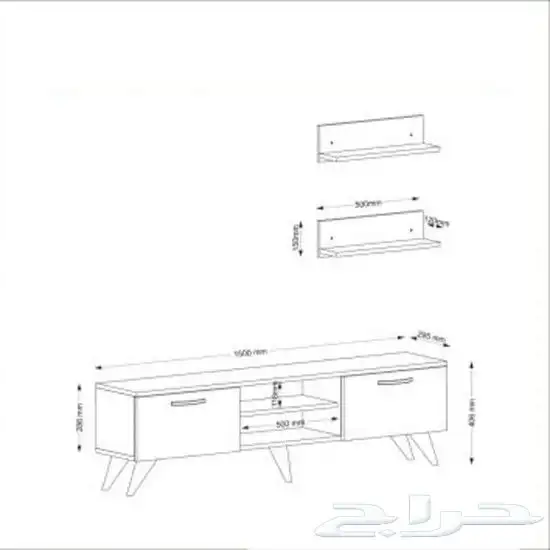 طاولة تلفزيون موديل Geacles Tv 4