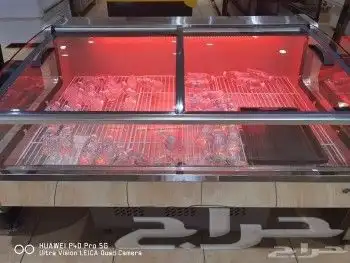 ثلاجات عرض لحوم طازجة باب سحاب زجاج 6
