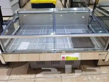 ثلاجات عرض لحوم طازجة باب سحاب زجاج 2