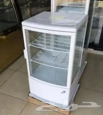 ثلاجات عرض حلويات وكيك 4 جوانب زجاج 1