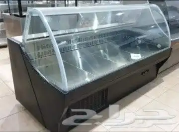 ثلاجة اجبان بزجاج منحني بمستودع مبرد 0
