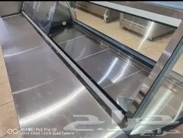 ثلاجة اجبان بزجاج منحني بمستودع مبرد 3