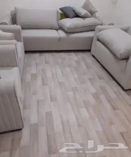 مشمع بلاستيك قابل للغسيل علي شكل باركية 23