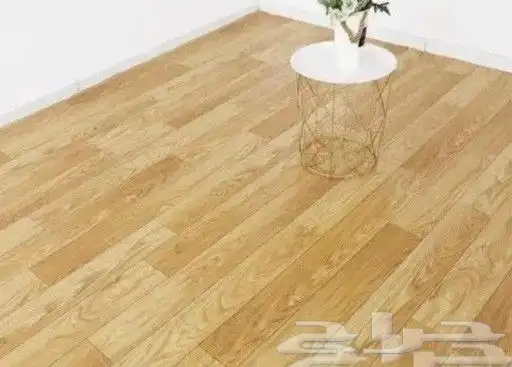 مشمع بلاستيك قابل للغسيل علي شكل باركية 21