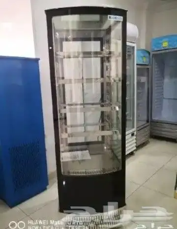 ثلاجة بانوراما 4 جوانب زجاج استيل 11