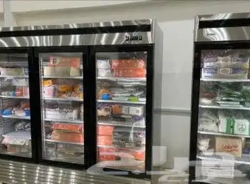 ثلاجات وفريزرات BANCOOL باب زجاج استيل درفه 10