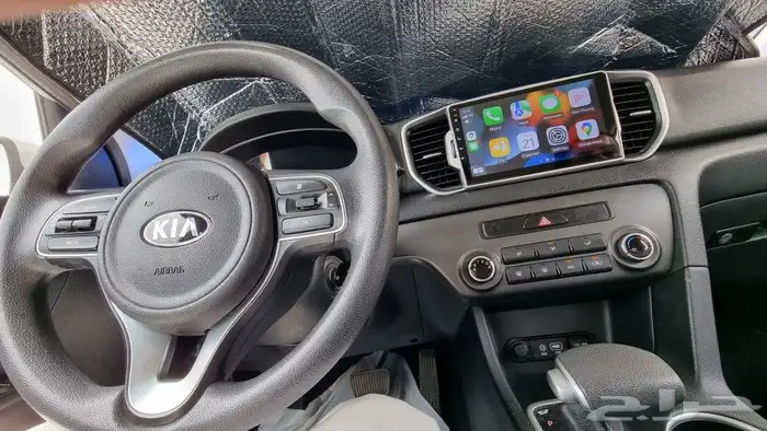 شاشة كيا سبورتاج 2017 مع ميزه CarPlay وكامره خلفي 3