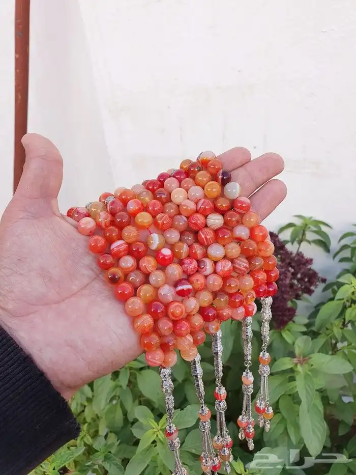 خواتم مزنايت صلابة الماس سبح عقيق 31