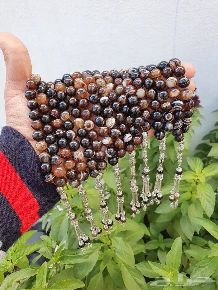 خواتم مزنايت صلابة الماس سبح عقيق 26