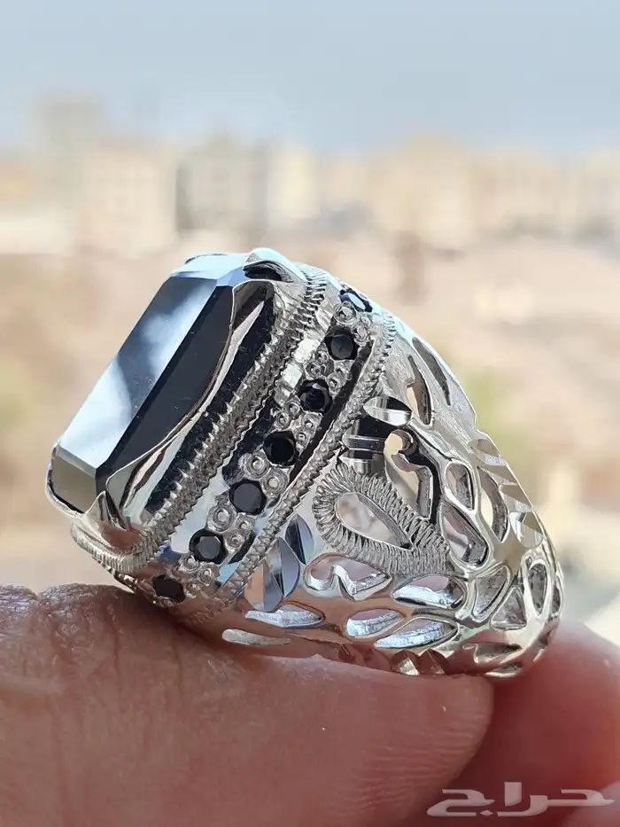 خواتم مزنايت صلابة الماس سبح عقيق 1