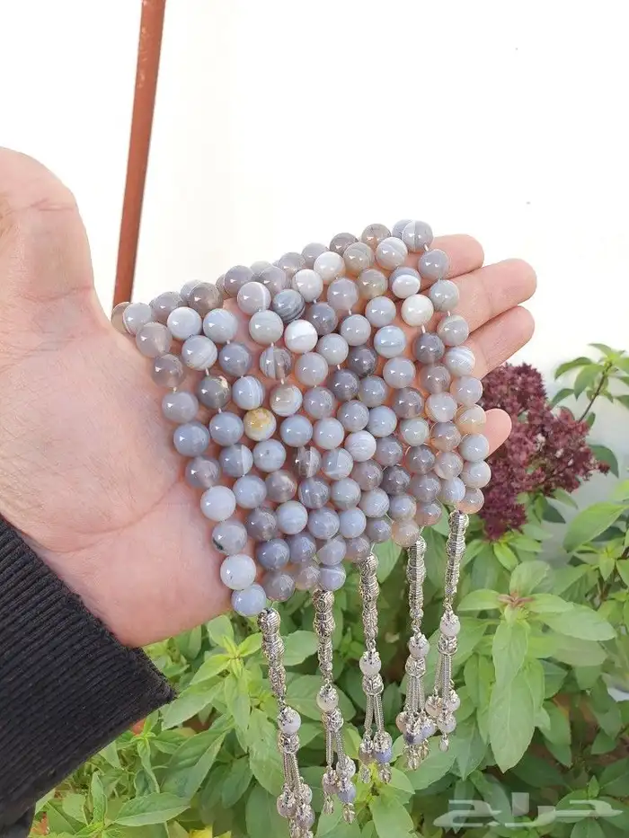 خواتم مزنايت صلابة الماس سبح عقيق 30