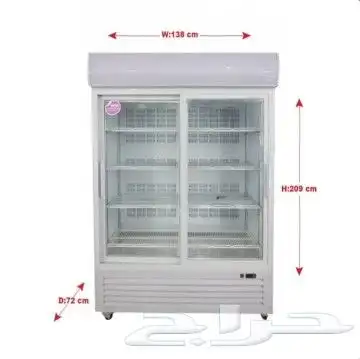 ثلاجات باب زجاج للدواجن والتمور BANCOOL 9