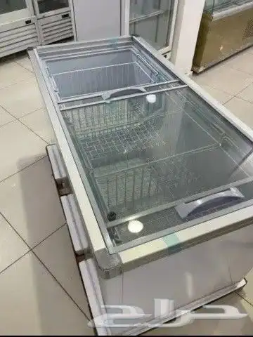 فريزرات BANCOOL مسطح سحاب أفقي زجاج 6