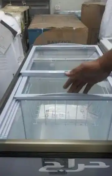 فريزرات BANCOOL مسطح سحاب أفقي زجاج 8