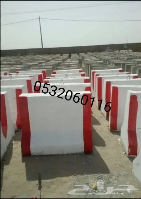 حواجز سوفتي قواعد أعمدة إنارة منتجات اسمنتية حواجز اسمنتية 23