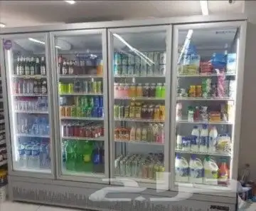 ثلاجة BANCOOL عرض 4 باب زجاج 4