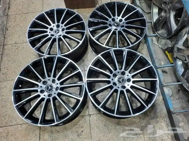 جنوط مرسيدس c200مقاس 19اصلي وكاله 0