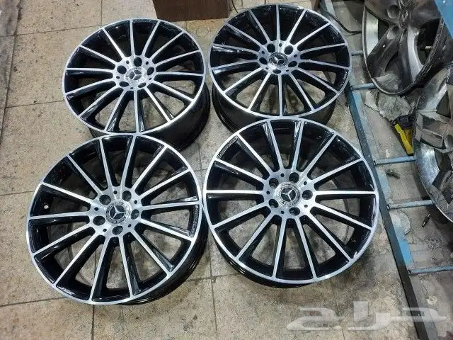 جنوط مرسيدس c200مقاس 19اصلي وكاله 3