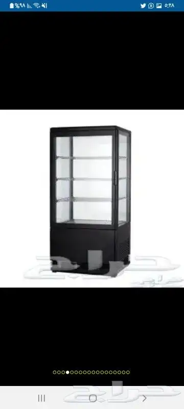 ثلاجات عرض 4 جوانب زجاج أحجام مختلفة 7