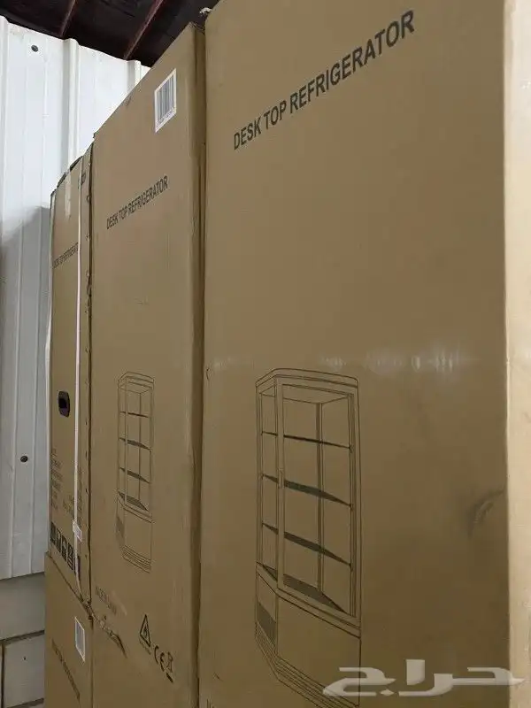 ثلاجات عرض 4 جوانب زجاج أحجام مختلفة 12