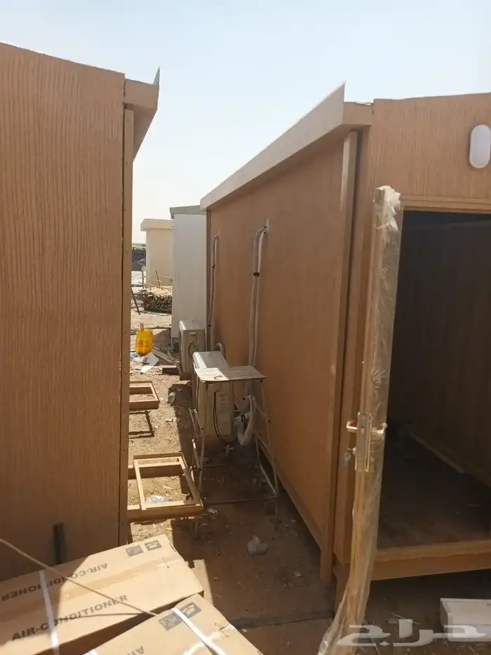 كرفان بيت متنقل جاهز حمام فايبر 5