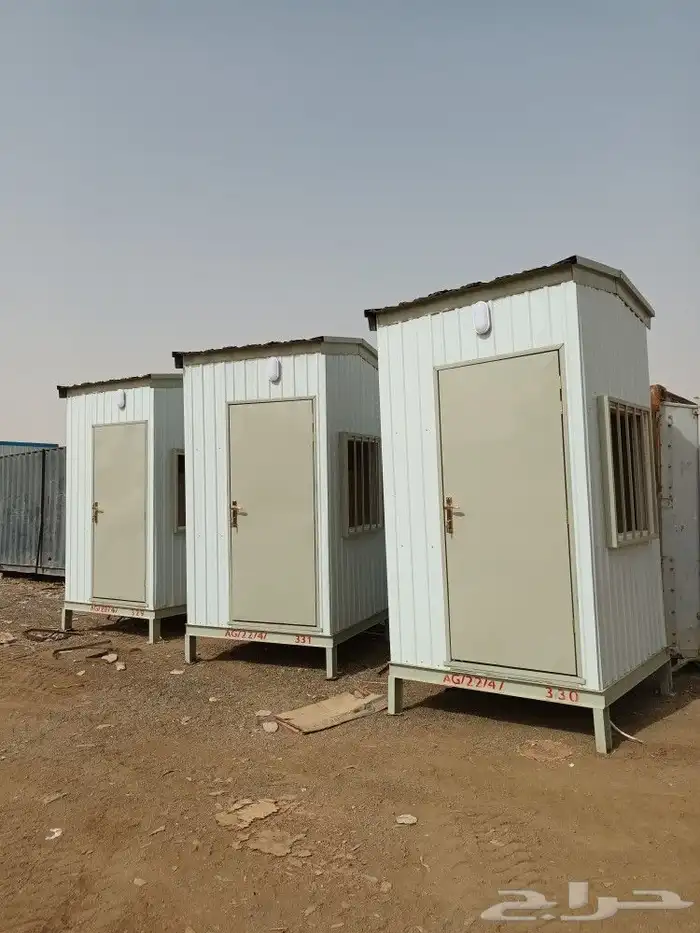 كرفان بيت متنقل جاهز حمام فايبر 24