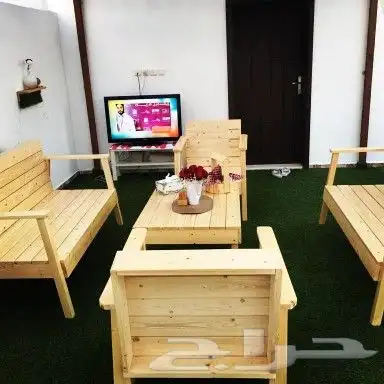 تفصيل كراسي و طولة كلاسيكية من خشب سوادي شريح 9