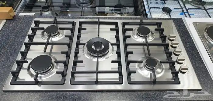 فرن سطح غاز ايطالي 90 مفاتيح جانبية 1