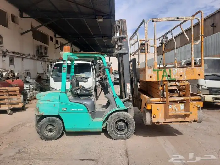رافعه شوكيه للايجار تاجير فوركلفت forklift 1