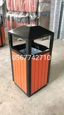 سلات نفايات خشبية 3