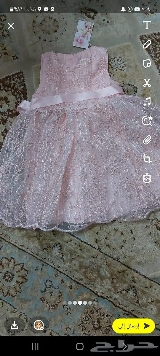 فساتين اطفال واحد جديد وثاني مستخدم نظيف 0
