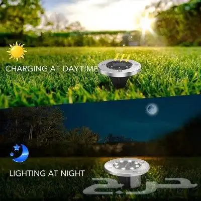 انارة الطاقة الشمسية ليد غرس للحدائق   الممرا 0