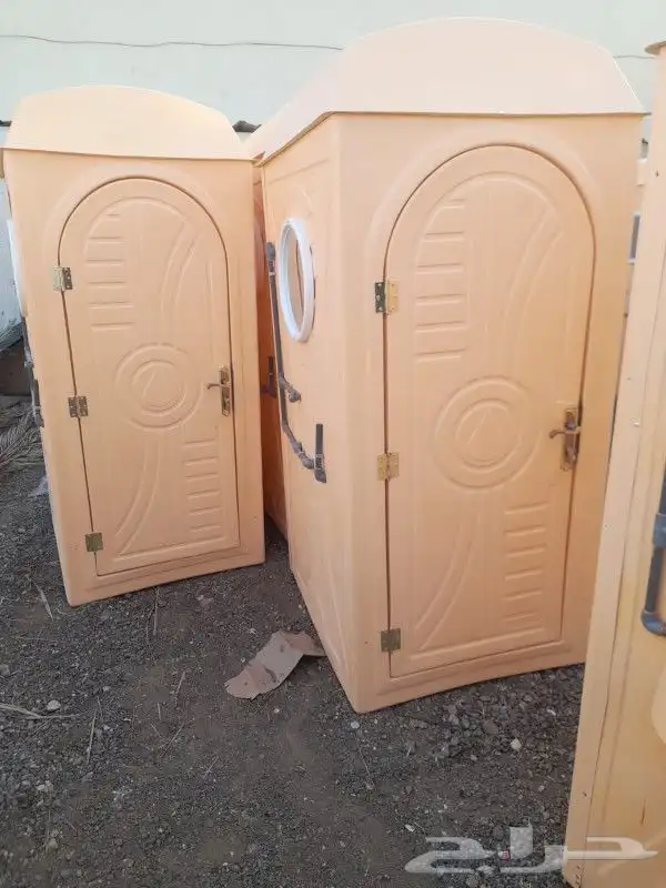 تجهيز مخيمات دورات مياه خيام غرف خشب 3
