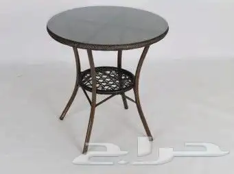 طاولة خارجيه وداخليه قزاز رخام خشب فايبر وح 27
