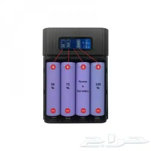 شاحن 4 بطاريات ليثيوم   باور بانك 3