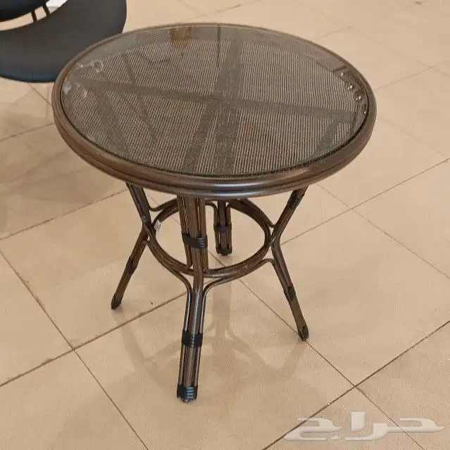 طاولة خارجيه وداخليه قزاز رخام خشب فايبر وح 0
