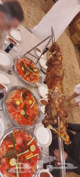 مطعم الخير يقدم خاروف مشوي على الجمر.. 0