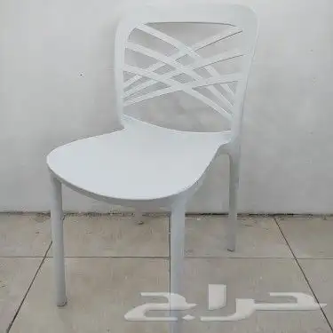 كراسي حديد وفايبر داخليه وخارجيه بالوانها 39
