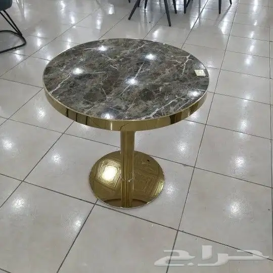 طاولة خارجيه وداخليه قزاز رخام خشب فايبر وح 42