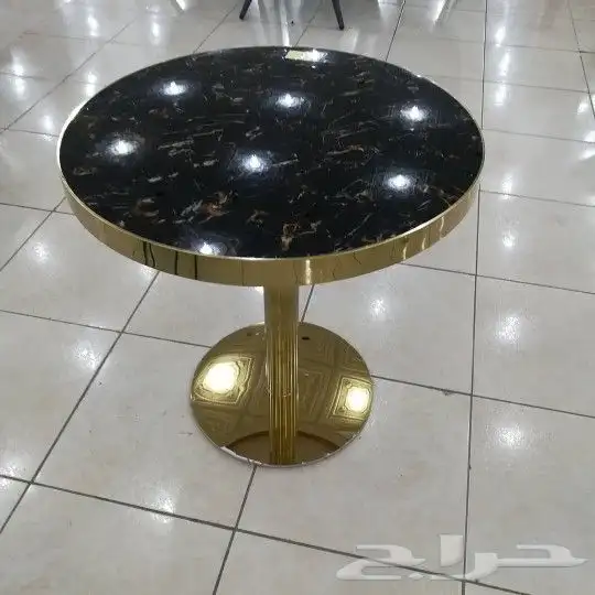 طاولة خارجيه وداخليه قزاز رخام خشب فايبر وح 45