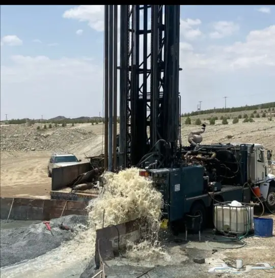 كشف مياه آبارارتوازيه باحة مخواة تهامة ناوان  8