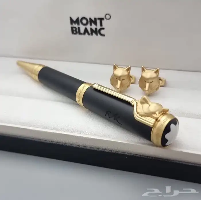 طقم رجالي قلم وكبك موديل الذئب (احدث موديل) 1
