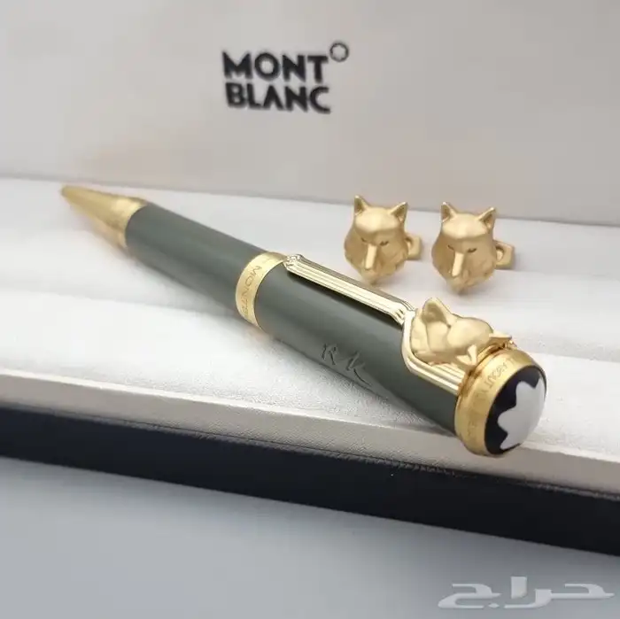 طقم رجالي قلم وكبك موديل الذئب (احدث موديل) 10