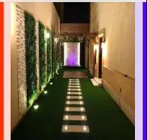 معلم تركيب موكيت عشب صناعي مشمع نجيله بدل خشب 15