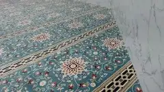 معلم تركيب موكيت عشب صناعي مشمع نجيله بدل خشب 23